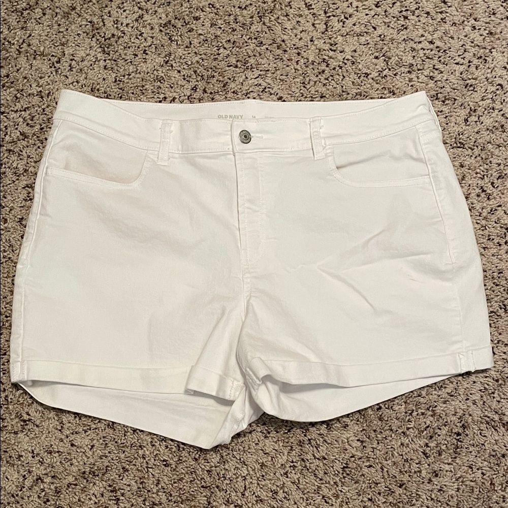Old Navy Women's Classic White Jean Shorts